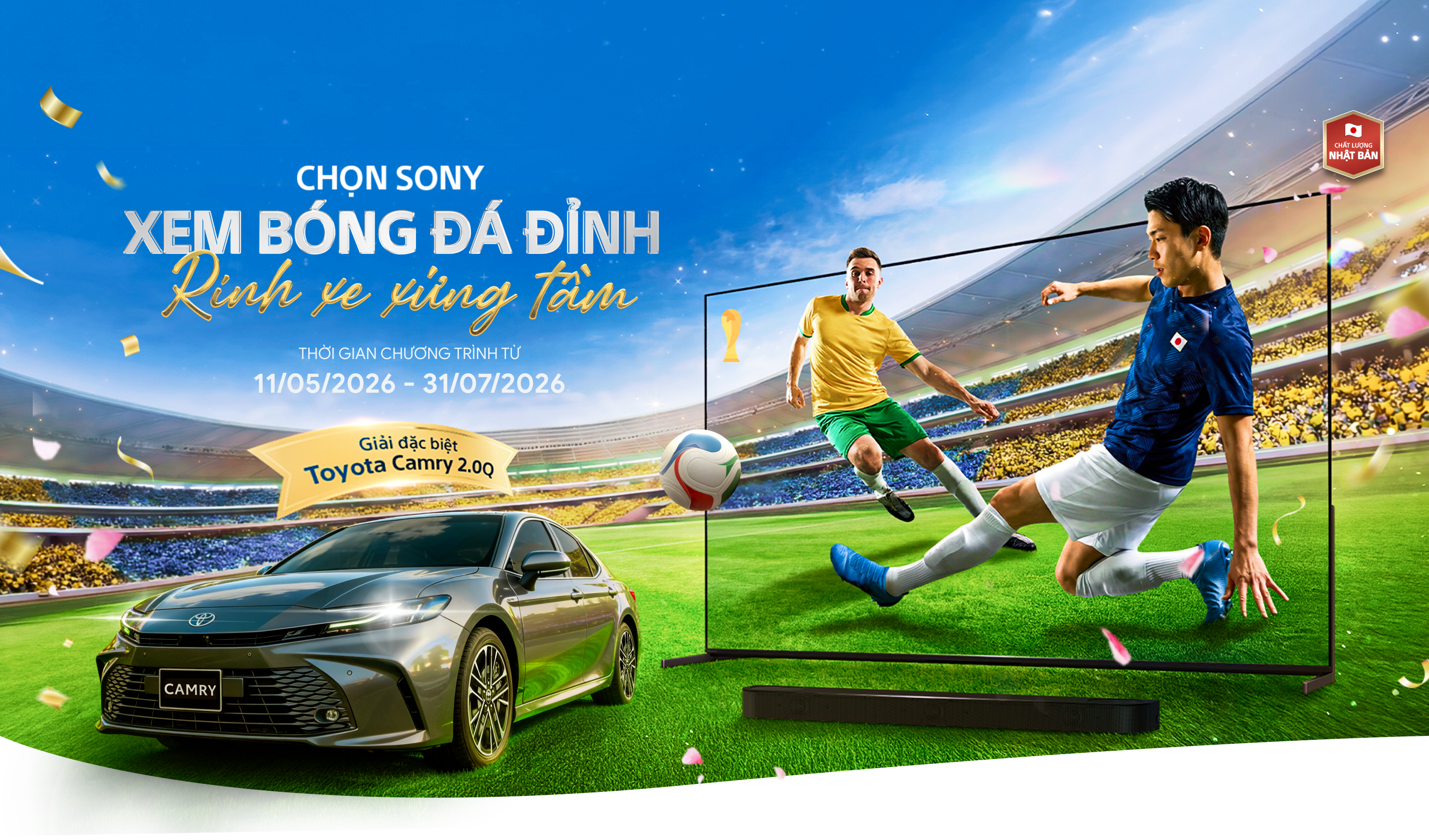 MUA SONY TRÚNG TOYOTA CAMRY